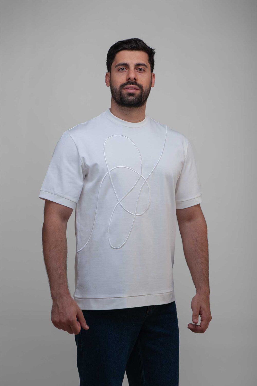 كنزة أوفرسايز مطرزة - Image 3