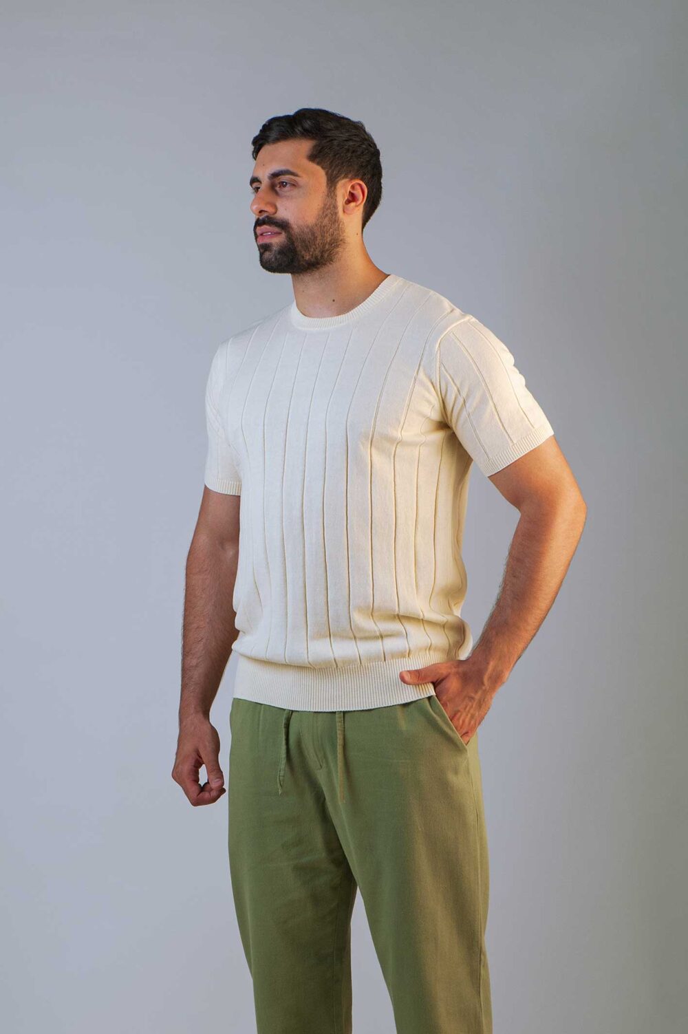 كنزة تريكو مسحبة - Image 2