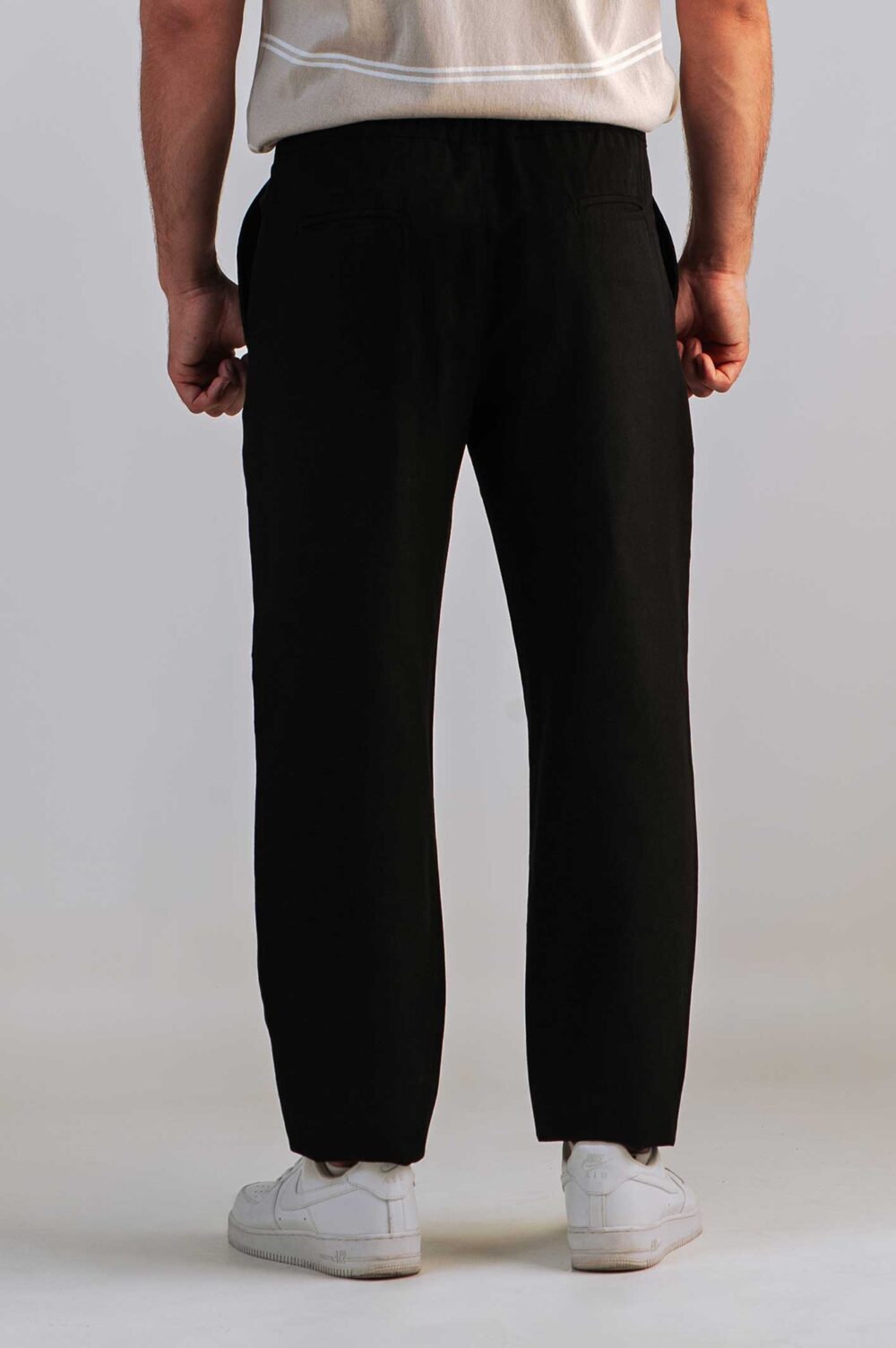 Linen pants with elastic waist - Image 7
