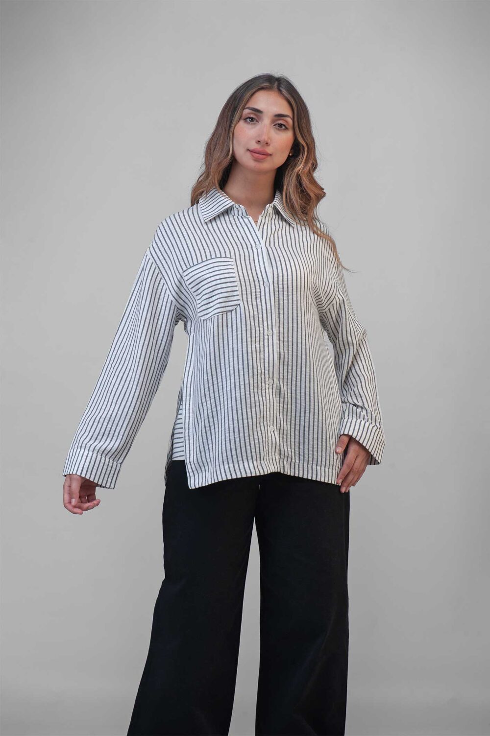 قميص مقلم نسائي - Image 6