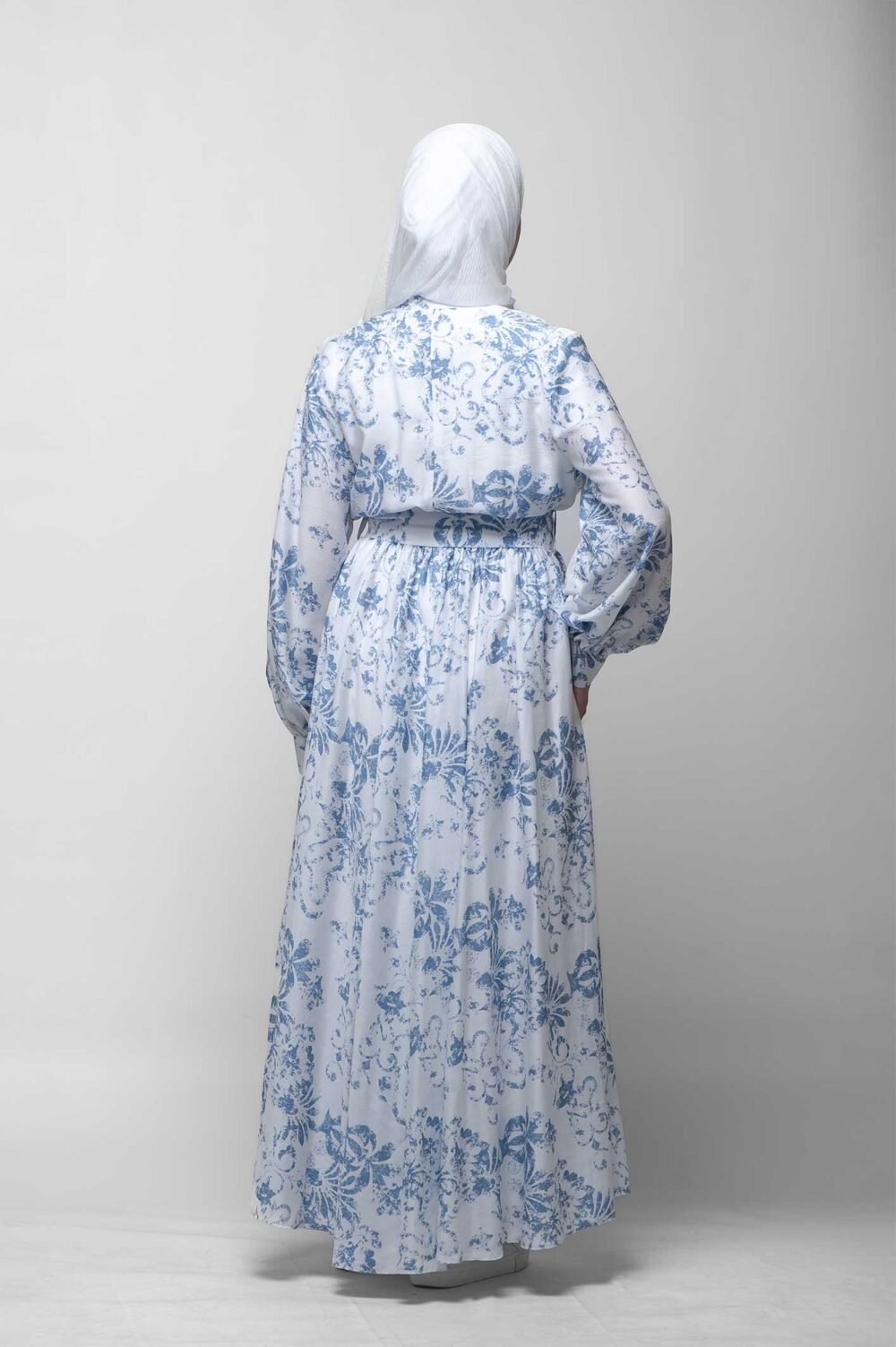 فستان لينن مطبع - Image 5
